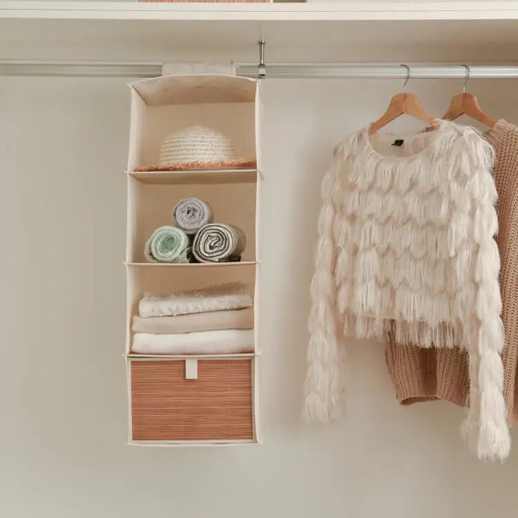 closet shelves for hanging clothes