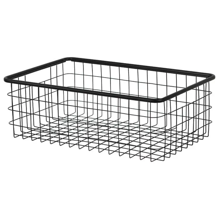 metal wire storage baskets