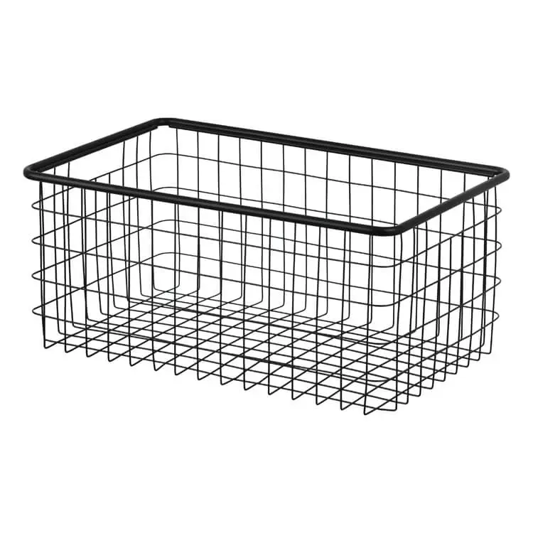 storage baskets metal