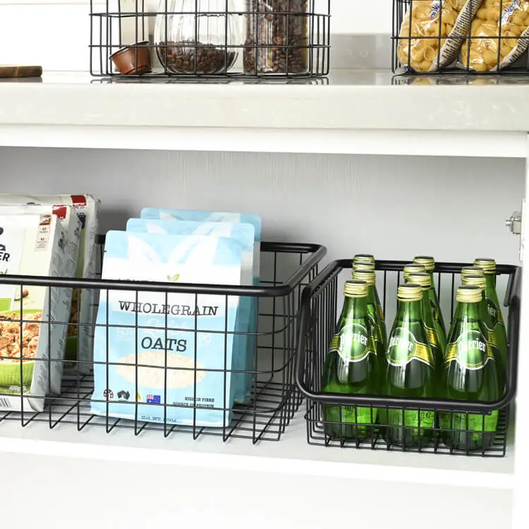 wire baskets for pantry