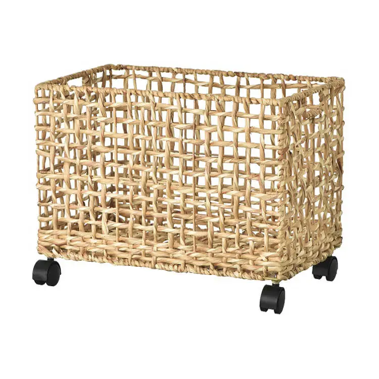 clothes basket with wheels