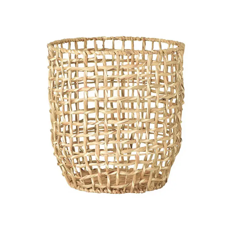 round woven baskets for storage