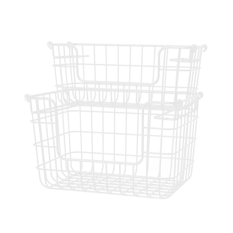 stackable wire freezer baskets