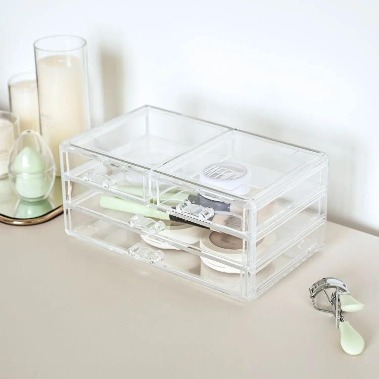 Clear Organising Drawers for Vanity Cabinet