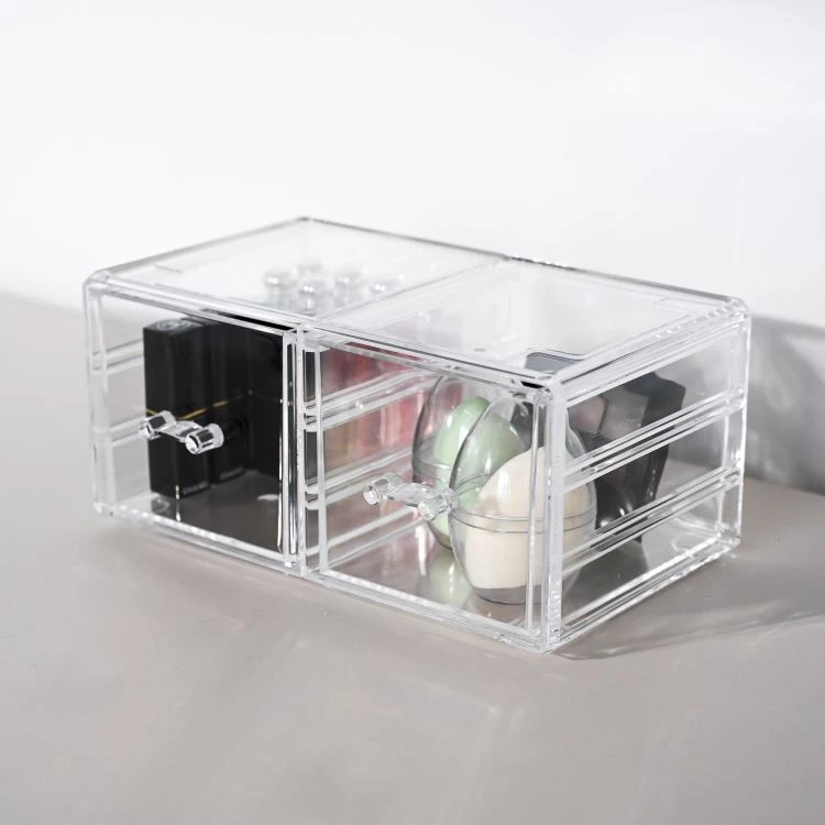 Acrylic Desk Organiser with Drawers