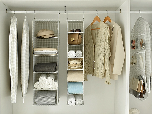 Maximize Your Closet Space with Shelf Wardrobe Hanging Organisers